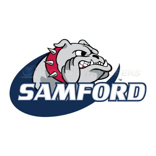 Samford Bulldogs Logo T-shirts Iron On Transfers N6092